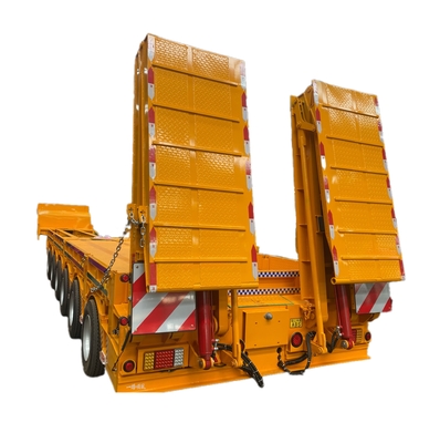 CIMC Pesante 6 asse basso letto semirimorchio materiale di acciaio rimorchi camion con prestazioni