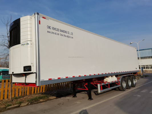 Suspensione meccanica CIMC 3 assi Cold Chain Frozen Refrigerated Trailer