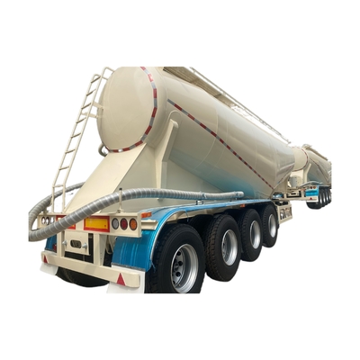Camion per il trasporto di merci pesanti in forniture Semirimorchio per il trasporto di merci sfuse a 4 assi con supporto per gambe