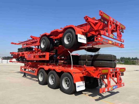 CIMC 3 assi 20FT 40ft Container Skeleton Trailer Semi-trailer