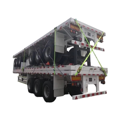 CIMC 50 tonnellate semirimorchio a tre assi 50 tonnellate semirimorchio piatto per camion per il trasporto di merci in container