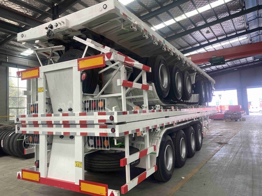 CIMC 40 tonnellate 60t 2/3 asse 20FT 40FT contenitore telaio usato letto piatto collo d'oca scheletro camion piatto rimorchio