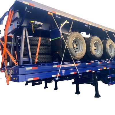 CIMC vendita calda semirimorchio a 3 assi rimorchio per camion Cina produttore vendita diretta semirimorchio a letto piatto