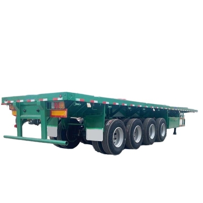 Vendita a caldo Nuovo semirimorchio a quattro assi a piatta pianta CINC Container Semirimorchio camion Cina Produttore Vendita diretta Materiale in acciaio