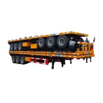 CIMC Prezzo più basso utilizzato 2 3 4 asse capacità 30 a 100t 20ft 45ft 40ft vendita a caldo container camion semirimorchio a letto piatto