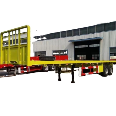 Nuovo rimorchio da 70 tonnellate con tre assi e quattro assi rimorchio da 4 assi rimorchio per container rimorchio per camion da 40 piedi 12 metri in vendita