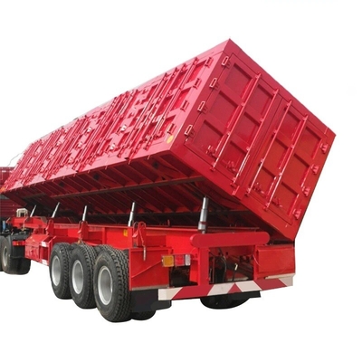 CIMC 40FT 3 Peso dell'asse 8,5t 1300*2500mm sospensione meccanica per lavori pesanti 13pc molla a foglia di parete semirimorchio a rullo laterale