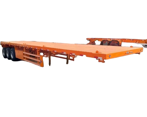 Promozione camion a piattaforma semirimorchio 2 3 4 assi 50 60 80 100 tonnellate con serratura a torsione 40ft 20ft piattaforma contenitore semirimorchio