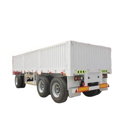 CIMC 40FT 2 Assi 7.5T tare peso 12.4*2.48m payload 40T JOST marchio due velocità manuale operativo landing gear fence Semi Trailer
