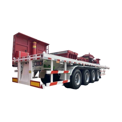 CIMC Miglior Qualità 3-4 Assi 60t Nuovo rimorchio a letto basso a letto basso 3 Assi 80t rimorchio a letto basso a letto basso per la vendita