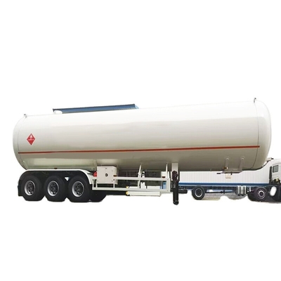 CIMC Q345R 3 Asse 13150*2500*4100mm Con Isolamento a vuoto 26CBM 2 manometri di pressione peso di frenata 15,200kgs Serbatoio GNL Semi rimorchio