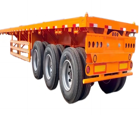 Cina CIMC vendita di fabbrica professionale carico pesante con 2/3/4 assi camion a carico basso semirimorchio a letto basso a letto piatto