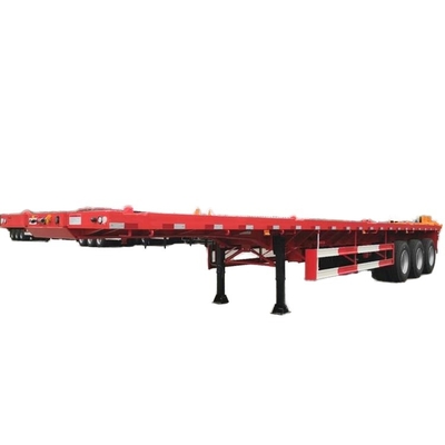 Cimc 2024 Nuovo design 3 assi semitrattore piatto rimorchio camion massimo carico utile 60t semi rimorchio utilizzato all'ingrosso