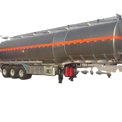 3 assi Capacità 42 m3 Acciaio inossidabile 304 Compartimento singolo 12R22.5 18PR 12 pneumatici 28T carrello di atterraggio Cisterna liquida