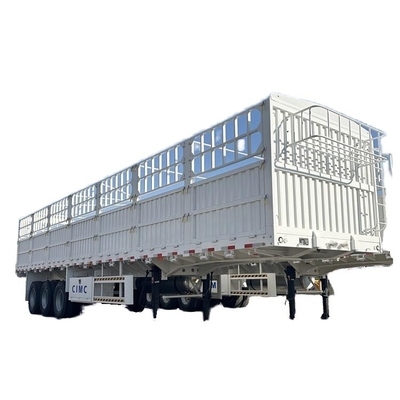 CIMC acciaio personalizzato per abbinare il vostro colore perfer 3/4/5 asse recinzione carico camion cinese camion semi rimorchio