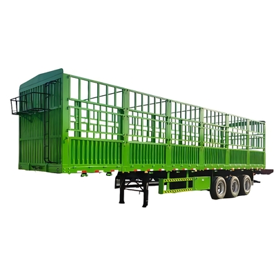 CIMC Factory Direct Fence Truck 3 Asse 40 piedi Sullo laterale Multiposolina Semilailer Fence Cargo Trailer Bulk Bulk