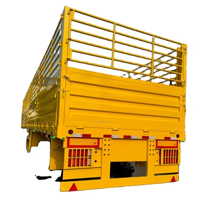 CIMC Great Material Factory Diretto 3 assi Fence Truck Cargo Semi-trailer Cina Fornitore Vendite Dirette Fence semi-trailer