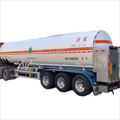 CIMC 3 assi acciaio al carbonio 20 a 30 cbms Cryogenico ossigeno liquido idrogeno gas naturale trasporto di navi a pressione camion cisterna rimorchio