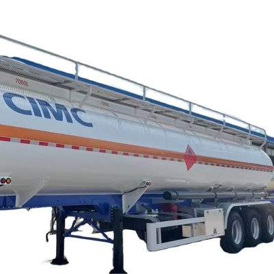 CIMC 3 assi 8000L/5500L/7000L/7500L Benzina e diesel 4 compartimenti disegno 28 KL Acciaio Fuel Hydraulic Tank Trailer