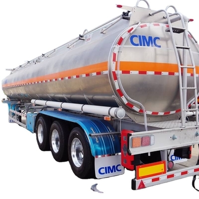 CIMC 33000 40000 45000 50000 60000 Litri 3 assi Combustibile in lega di alluminio Benzina Benzina Cisterna di petrolio Cisterna di petrolio Semirimorchio in vendita