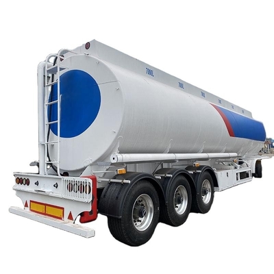 CIMC triasse Acciaio inossidabile Benzina Diesel Benzina 6-7 magazzino separato 7000L Trasporto Olio Carburante Camion cisterna Semirimorchio