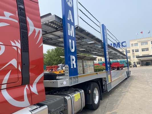 CIMC 2 asse 8 Land Road Car Carrier Trailer Car Transport Trailer