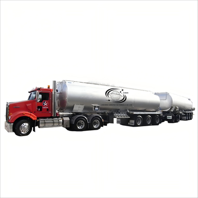 Advanced B-Tank Fuel Tanker Semi-Trailer progettato per il trasporto sicuro ed efficiente di liquidi con una maggiore capacità