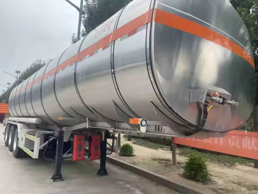 CIMC Multi Function Aluminum Alloy 3 Axle 25000-70000l Serbatoio di benzina