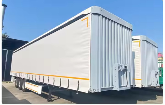 3 assi Peso a vuoto 8300kg Tipo leva sospensione Legno compensato stratificato semirimorchio con asfalto
