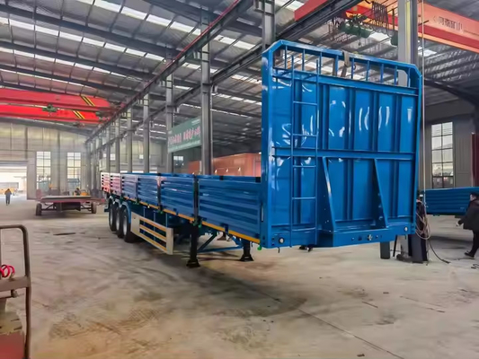 CIMC acciaio personalizzato a partire da 6T con 3 assi Chinese Truck Cargo Fence Trucker Semi-remolchio