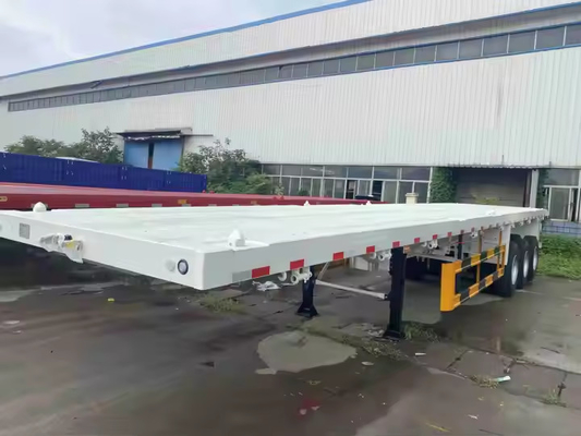 CIMC 40/45ft Steel 4Axle Oversized Containerized Cargo Estensibile Flatbed Trailers