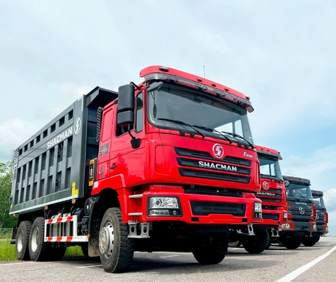 SHACMAN 6*4/8*4 camion spazzatura semirimorchiato progettato per il trasporto efficiente di materiali sfusi e rifiuti in Africa