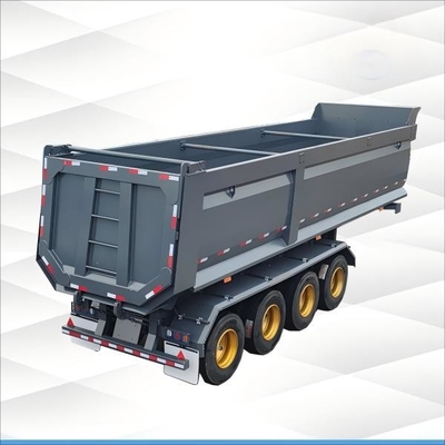 Africa Heavy-Duty Dump Truck Semi-Trailer: progettato per il trasporto e lo scarico efficienti di materiali e rifiuti