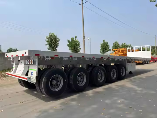 CIMC 5 assi 40ft estensibile Stretch Cargo Flatbed Deck Truck trattore semirimorchio