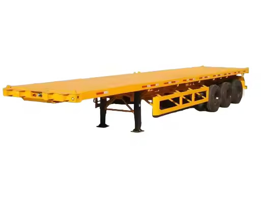 CIMC 3 assi 12m Nuovo semirimorchio con portacontainer a letto piatto semirimorchio a letto piatto basso