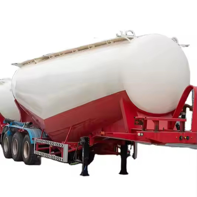 Trasporti di cemento a sfuso Camion rimorchio semirimorchio con compressore d'aria in acciaio
