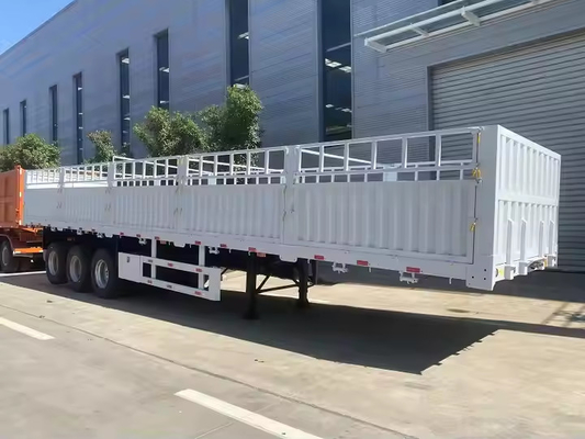 100 tonnellate rimorchio di bestiame rimorchio di bestiame 3 assi carico cane da zucchero di trasporto di animali recinzione di pali semirimorchio camion