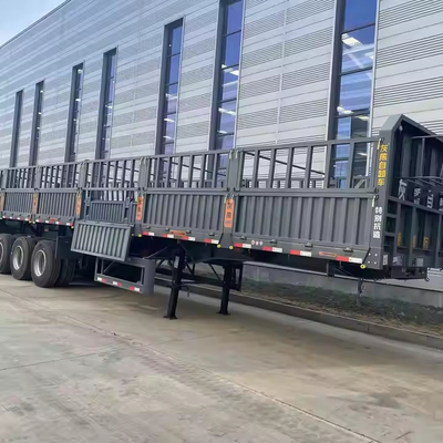 40ft 3 asse 60 tonnellate 13m Semi-remolchio per il trasporto di merci