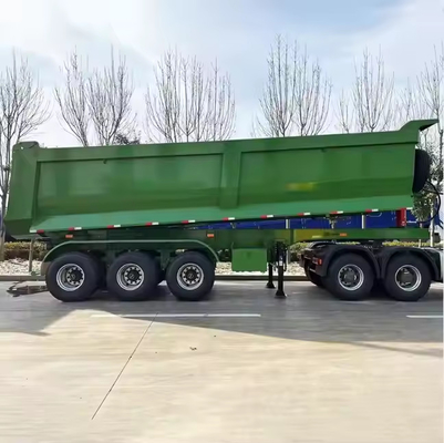 CIMC Trasporti personalizzati pesanti minieri Trasporto di consegna Camione clandestino Semi-remolchio 40 metri cubi 3 assi U-forma Camione clandestino posteriore