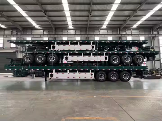 Custom 20ft/40ft 3 assi semirimorchiato semirimorchiato nuovo trasporto speciale box di acciaio camion rimorchi con pneumatici 12r22.5