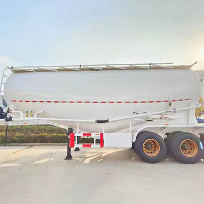 Serbatoio di cemento a sfuso Semirimorchio 3 assi 60 metri cubi Serbatoio di cemento a sfuso Semirimorchio