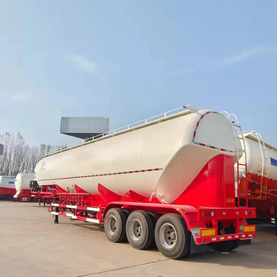 3 assi 40cbm 45t V forma polvere secca silo trasporto cemento granellare cisterna semi-camione rimorchio