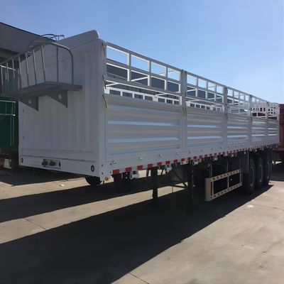 CIMC Materiale di ferro 3 assi 40-80 tonnellate Capacità Tipo di palo Furgone di carico pesante tipo magazzino alto recinto Semirimotore
