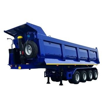 Semirimorchio ribaltabile per impieghi gravosi per l'Africa, progettato per il trasporto e lo scarico efficiente di materiali sfusi e rifiuti