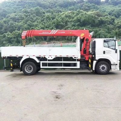 Versatile camion merci montato gru Efficiente sollevamento e stabilità del trasporto per la logistica della costruzione potenti gru Jib