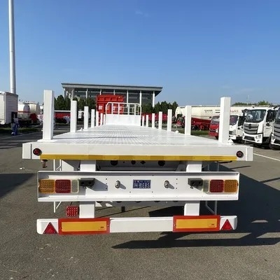 Autotreno pianale portacontainer da 20/40/45FT con twist lock regolabili 12500x2500x1600