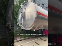 A partire da un camion cisterna di olio in lega di alluminio a 3 assi 6T con capacità massima di carico di 60000L